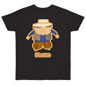 Camiseta punto liso - Negro - Camiseta «L’amo» pages
