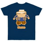 Camiseta punto liso - Azul marino claro - Camiseta «L’amo» pages