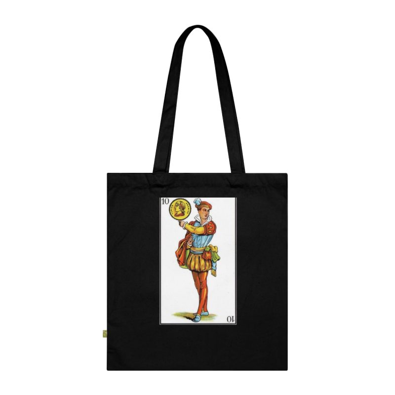 Bolsa de algodon organico - Negro - Camiseta «Sa Madona» Truc Bolsa de algodon organico - Negro - Camiseta «Sa Madona» Truc