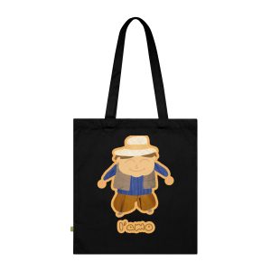 Bolsa de algodon organico - Negro - Camiseta «L’amo» pages