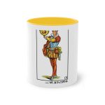 Taza bicolor - Amarillo dorado - Camiseta «Sa Madona» Truc