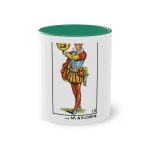 Taza bicolor - Verde oscuro - Camiseta «Sa Madona» Truc