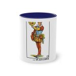 Taza bicolor - Azul oscuro - Camiseta «Sa Madona» Truc