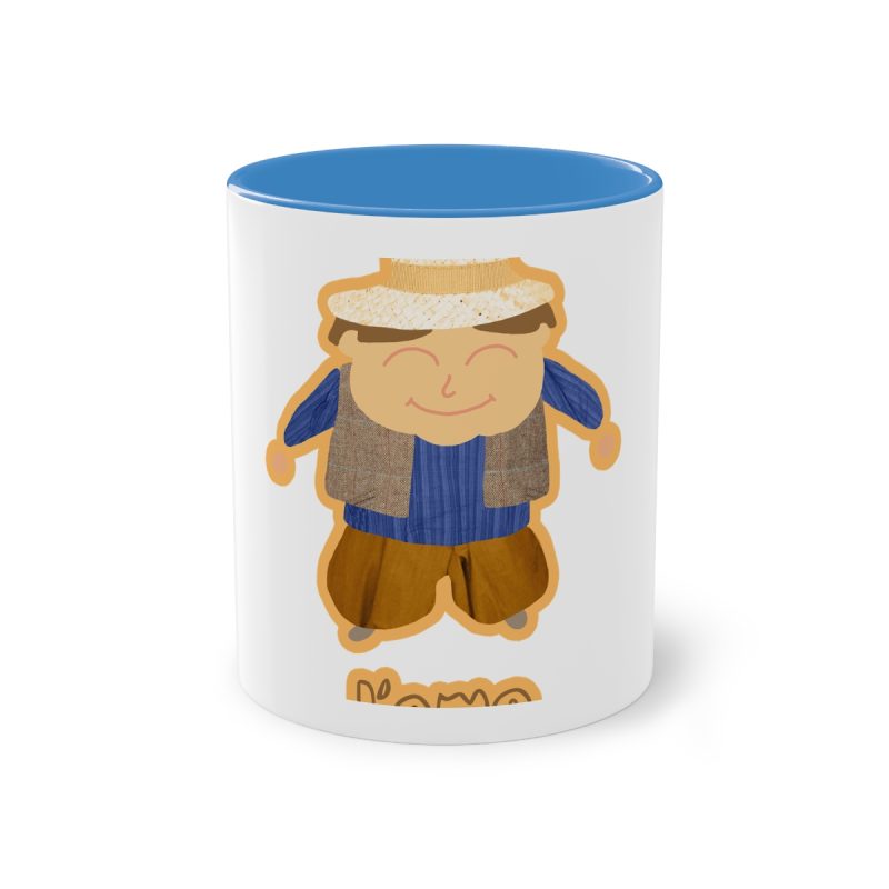 Taza bicolor - Azul claro - Camiseta «L’amo» pages