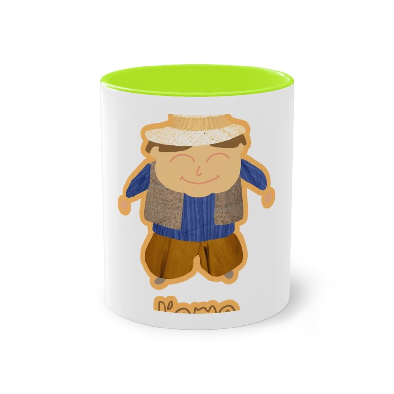 Taza bicolor - Verde claro - Camiseta «L’amo» pages