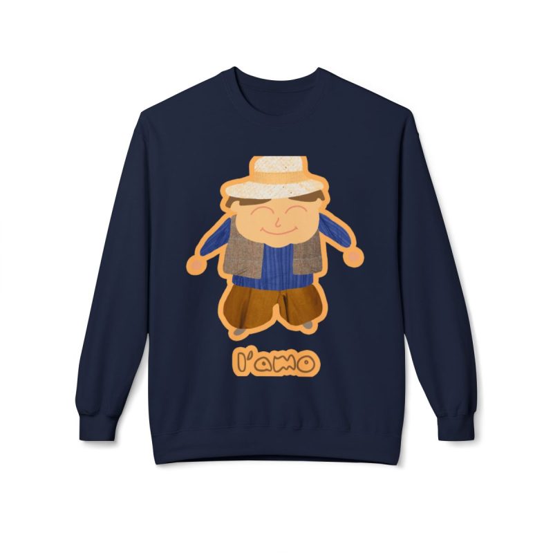 Sudadera Softstyle cuello redondo - Azul marino - Camiseta «L’amo» pages Sudadera Softstyle cuello redondo - Azul marino - Camiseta «L’amo» pages