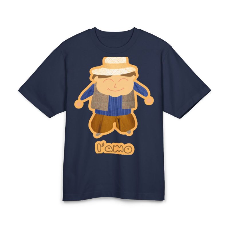 Camiseta Freestyler tacto seco - Azul marino frances - Camiseta «L’amo» pages