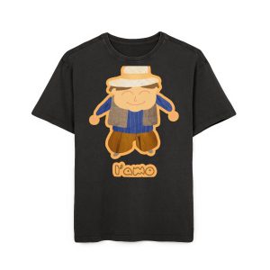 Camiseta oversize lavado acido - Negro - Camiseta «L’amo» pages