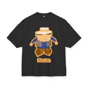 Camiseta box ultra gruesa - Negro - Camiseta «L’amo» pages