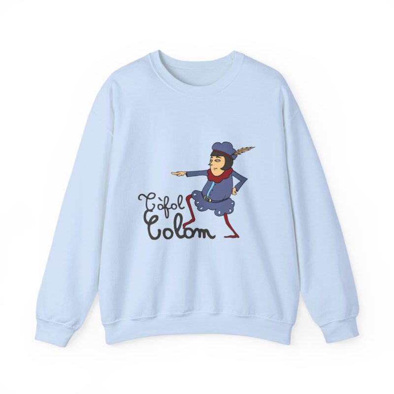 Sudadera cuello redondo - Azul claro - Camiseta Tòfol Colom