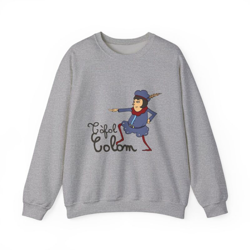 Sudadera cuello redondo - Gris deportivo - Camiseta Tòfol Colom