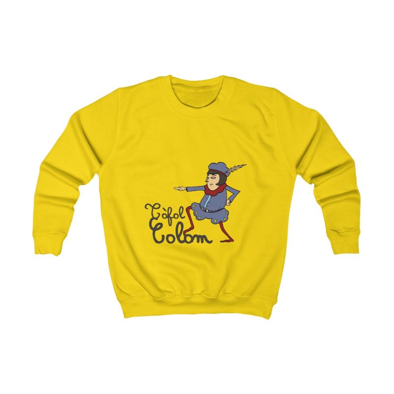 Sudadera infantil - Amarillo sol - Camiseta Tòfol Colom