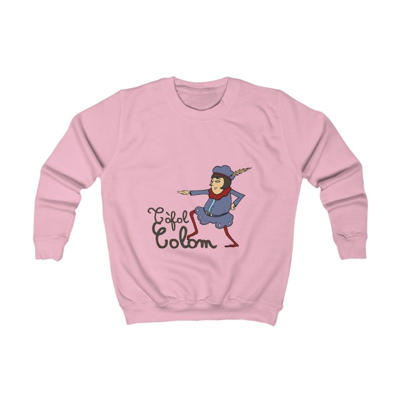 Sudadera infantil - Rosa bebe - Camiseta Tòfol Colom