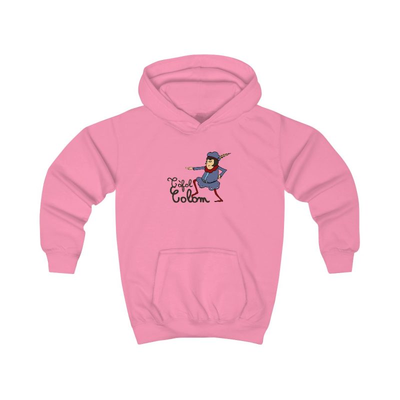 Sudadera con capucha infantil - Rosa algodon de azucar - Camiseta Tòfol Colom