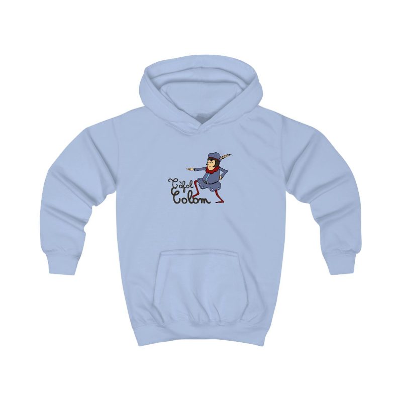 Sudadera con capucha infantil - Azul cielo - Camiseta Tòfol Colom