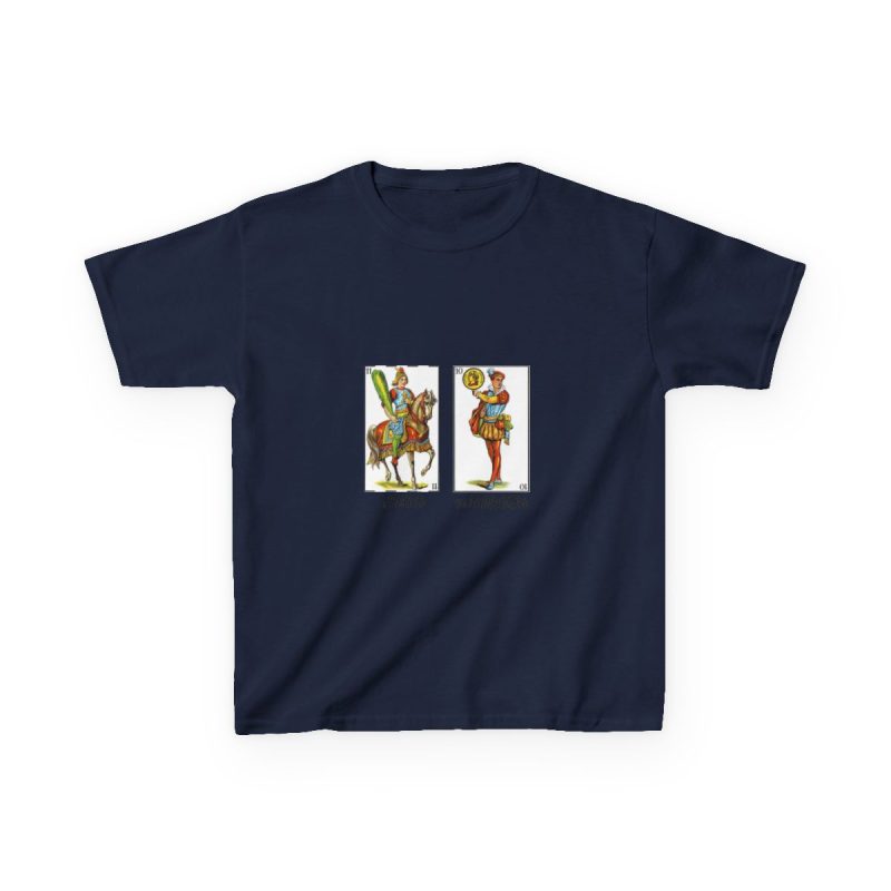 Camiseta infantil algodon grueso - Azul marino - L’Amo, Sa Madona y el truc Camiseta infantil algodon grueso - Azul marino - L’Amo, Sa Madona y el truc