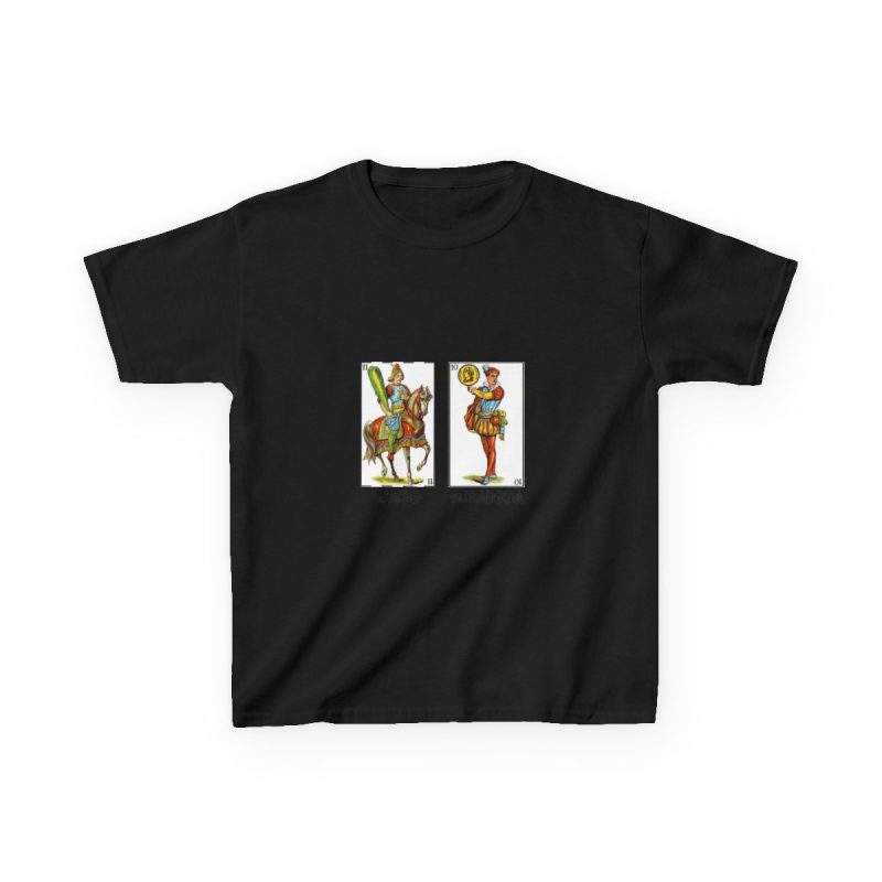 Camiseta infantil algodon grueso - Negro - L’Amo, Sa Madona y el truc