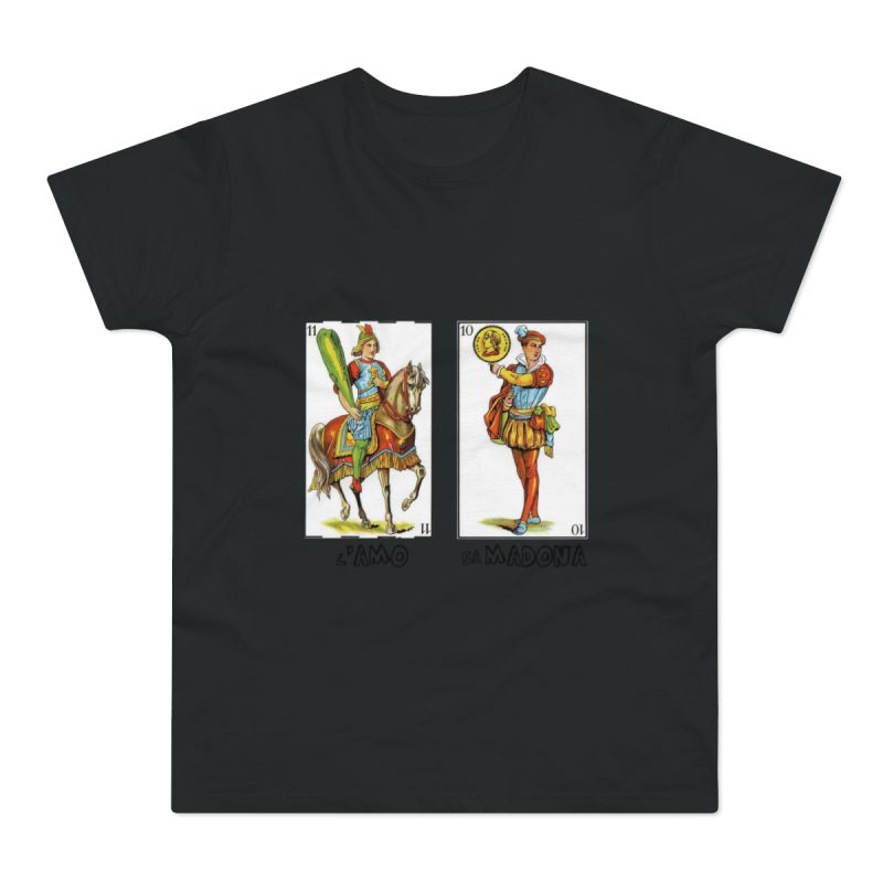 Camiseta hombre punto liso - Negro - L’Amo, Sa Madona y el truc Camiseta hombre punto liso - Negro - L’Amo, Sa Madona y el truc