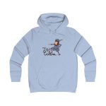 Sudadera universitaria mujer - Azul cielo - Camiseta Tòfol Colom Sudadera universitaria mujer - Azul cielo - Camiseta Tòfol Colom