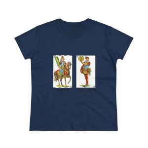 Camiseta mujer algodon medio - Azul marino - L’Amo, Sa Madona y el truc