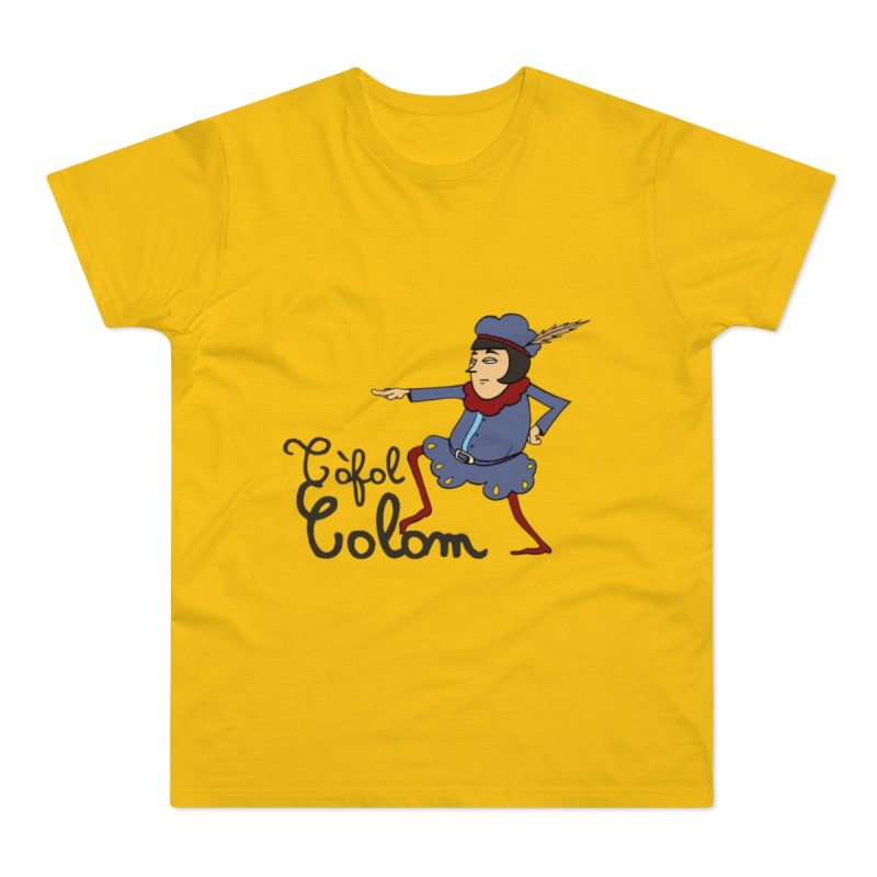 Camiseta hombre punto liso - Amarillo dorado - Camiseta Tòfol Colom