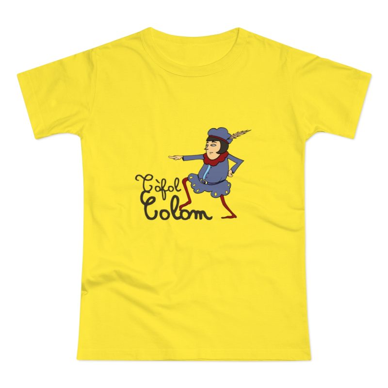 Camiseta mujer punto liso - Amarillo solar - Camiseta Tòfol Colom