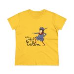 Camiseta mujer algodon medio - Amarillo margarita - Camiseta Tòfol Colom