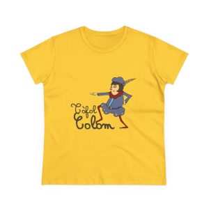 Camiseta mujer algodon medio - Amarillo margarita - Camiseta Tòfol Colom