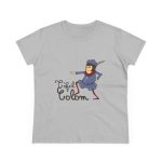 Camiseta mujer algodon medio - Gris deportivo - Camiseta Tòfol Colom