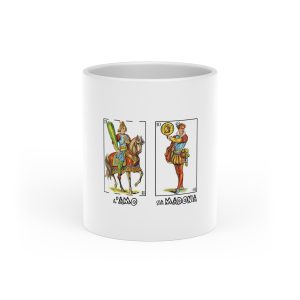 Taza con asa de corazon - Blanco - L’Amo, Sa Madona y el truc