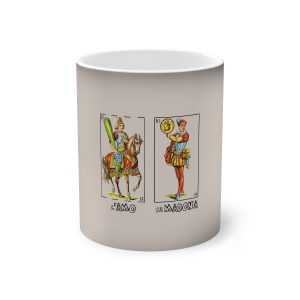 Taza magica que cambia de color - Negro - L’Amo, Sa Madona y el truc
