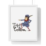Poster enmarcado vertical - Blanco - Camiseta Tòfol Colom