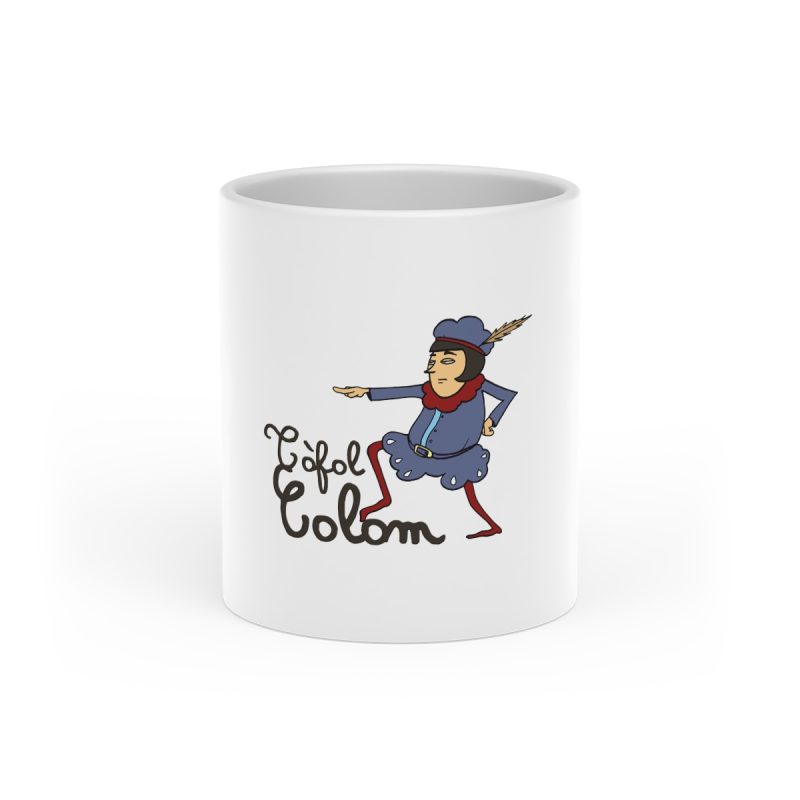 Taza con asa de corazon - Blanco - Camiseta Tòfol Colom Taza con asa de corazon - Blanco - Camiseta Tòfol Colom