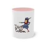 Taza bicolor - Rosa - Camiseta Tòfol Colom Taza bicolor - Rosa - Camiseta Tòfol Colom
