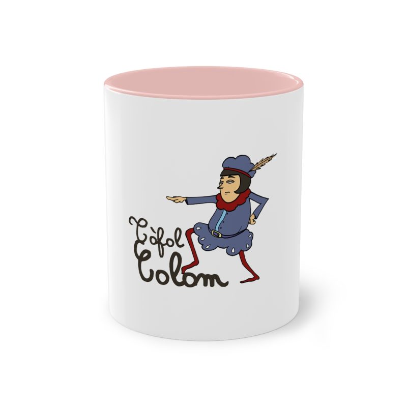 Taza bicolor - Rosa - Camiseta Tòfol Colom