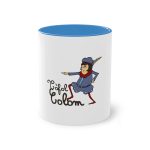 Taza bicolor - Azul claro - Camiseta Tòfol Colom Taza bicolor - Azul claro - Camiseta Tòfol Colom
