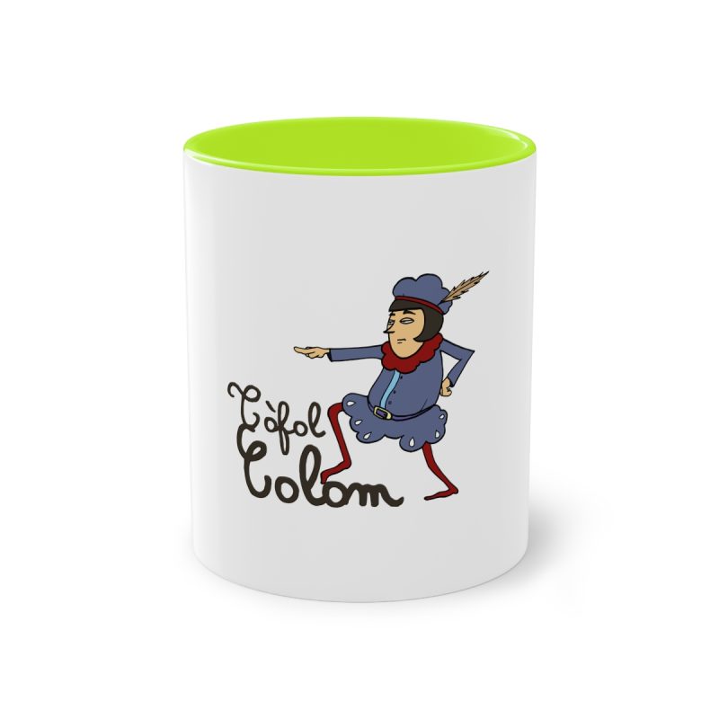 Taza bicolor - Verde claro - Camiseta Tòfol Colom