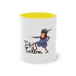 Taza bicolor - Amarillo - Camiseta Tòfol Colom Taza bicolor - Amarillo - Camiseta Tòfol Colom
