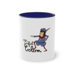 Taza bicolor - Azul oscuro - Camiseta Tòfol Colom Taza bicolor - Azul oscuro - Camiseta Tòfol Colom