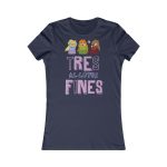 Camiseta mujer Favorite - Azul marino - Camiseta «Tres al·lotes fines»