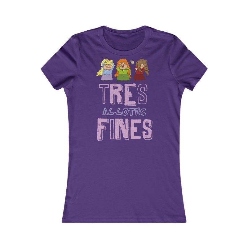 Camiseta mujer Favorite - Morado equipo - Camiseta «Tres al·lotes fines»