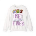 Sudadera cuello redondo - Blanco - Camiseta «Tres al·lotes fines» Sudadera cuello redondo - Blanco - Camiseta «Tres al·lotes fines»