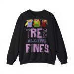 Sudadera cuello redondo - Negro - Camiseta «Tres al·lotes fines» Sudadera cuello redondo - Negro - Camiseta «Tres al·lotes fines»