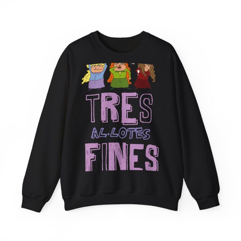 Sudadera cuello redondo - Negro - Camiseta «Tres al·lotes fines»