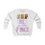Sudadera infantil - Blanco artico - Camiseta «Tres al·lotes fines» Sudadera infantil - Blanco artico - Camiseta «Tres al·lotes fines»