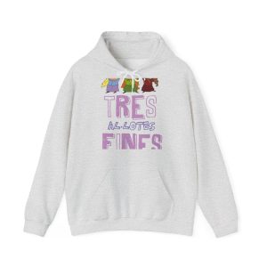 Sudadera con capucha - Gris ceniza - Camiseta «Tres al·lotes fines»