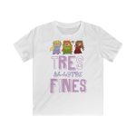 Camiseta infantil Softstyle - Blanco - Camiseta «Tres al·lotes fines»