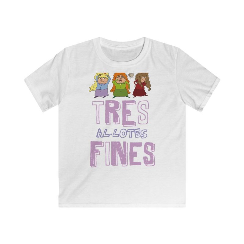 Camiseta infantil Softstyle - Blanco - Camiseta «Tres al·lotes fines»