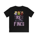 Camiseta infantil Softstyle - Negro - Camiseta «Tres al·lotes fines»