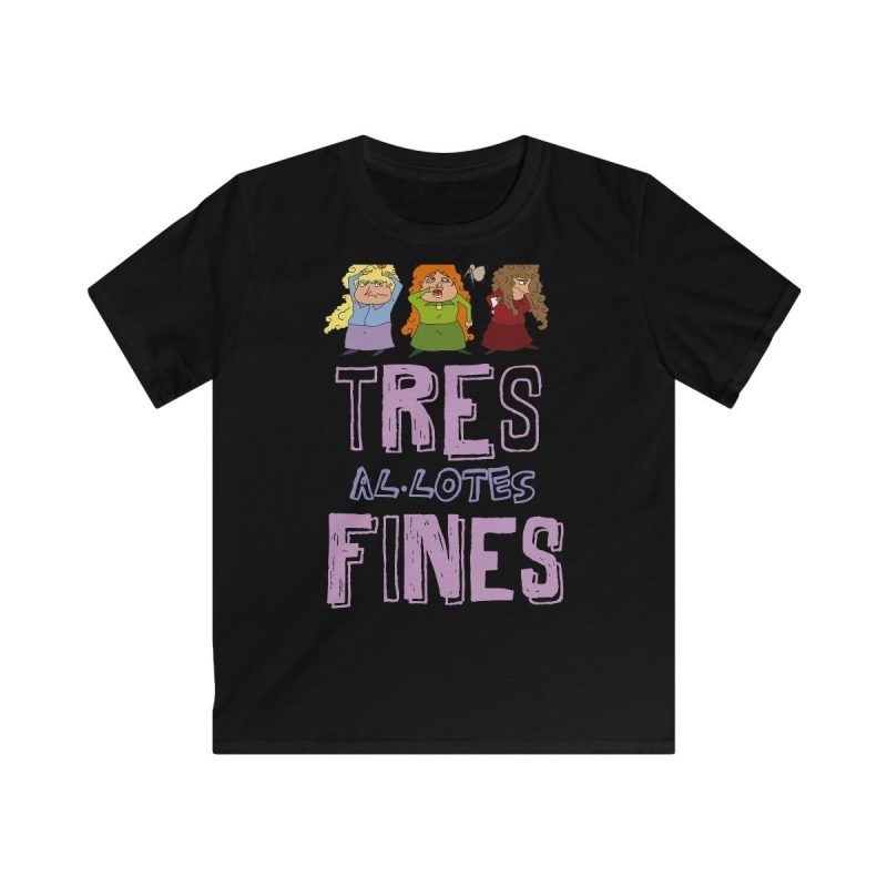 Camiseta infantil Softstyle - Negro - Camiseta «Tres al·lotes fines»